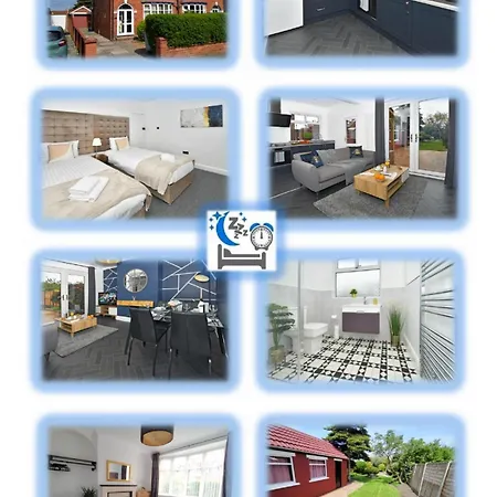 Moonlight House - Sleeps 7, Driveway, Garden Villa Crewe Exterior photo